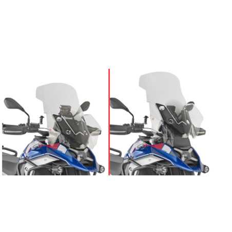 KAPPA SZYBA BMW R 1300 GS '24-'25 (65 X 54 CM) PRZEZROCZYSTA ( DO MODELI BEZ RADARU)