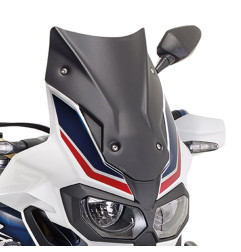 KAPPA SZYBA HONDA CRF 1000L Africa Twin (16-19), CRF 1000L Africa Twin Adventure Sports (18-19) 40 x 31 CM CZARNY MATT