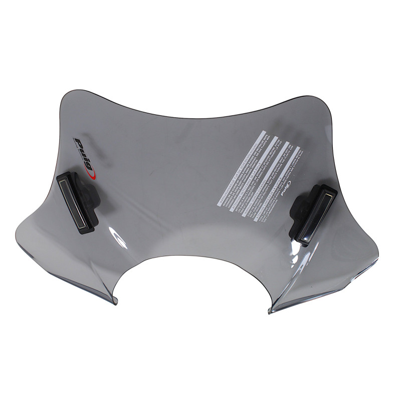 SZYBA CZOŁOWA PUIG (CITY SPORT) UNIWERSALNA (WYCIĘCIE NA LAMPE) CZARNA SYP0554