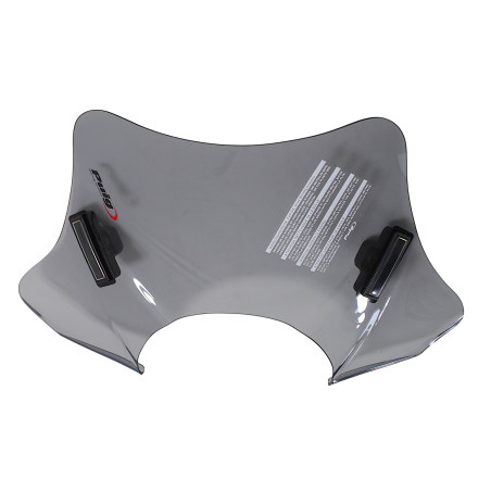 SZYBA CZOŁOWA PUIG (CITY SPORT) UNIWERSALNA (WYCIĘCIE NA LAMPE) CZARNA SYP0554