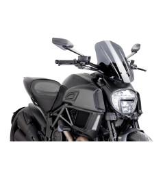 SZYBA OWIEWKA PUIG DO DUCATI DIAVEL 14-18 (TOURING) MOCNO PRZYCIEMNIONA
