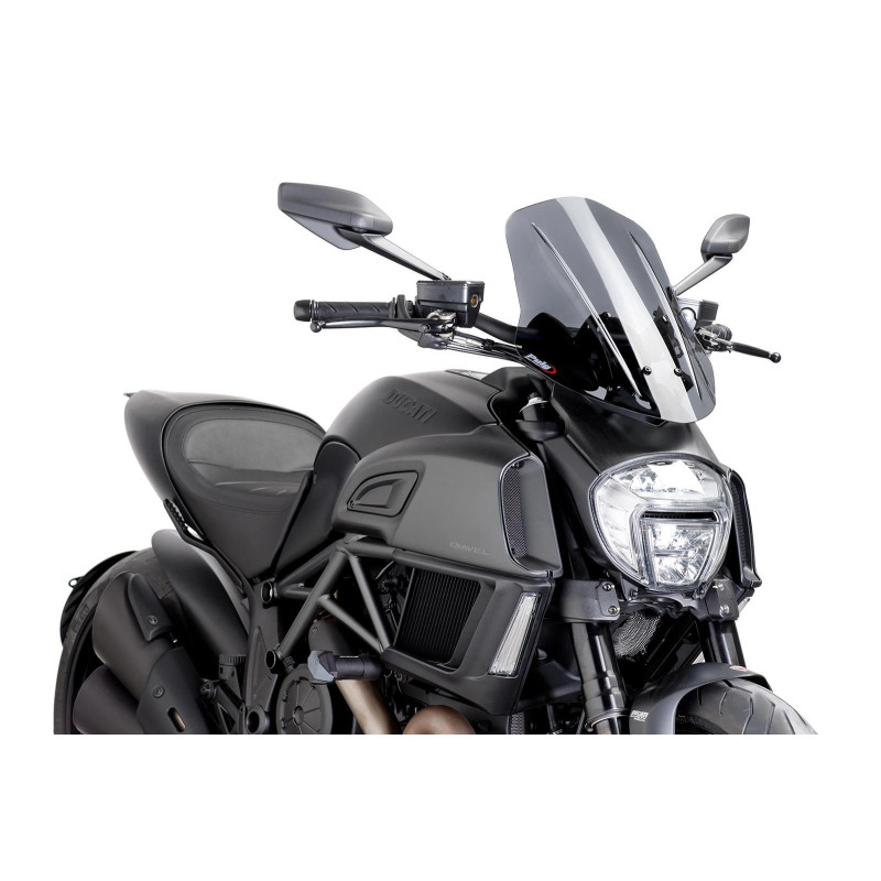 SZYBA OWIEWKA PUIG DO DUCATI DIAVEL 14-18 (TOURING) MOCNO PRZYCIEMNIONA