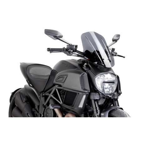 SZYBA OWIEWKA PUIG DO DUCATI DIAVEL 14-18 (TOURING) MOCNO PRZYCIEMNIONA