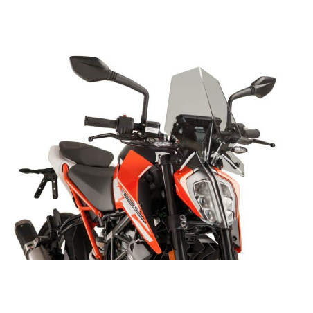SZYBA OWIEWKA PUIG DO KTM 125 / 390 DUKE 17-21 LEKKO PRZYCIEMNIONA