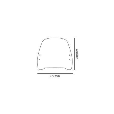 SZYBA OWIEWKA PUIG DO KYMCO LIKE 50 / 125 17-20 (TRAFFIC) LEKKO PRZYCIEMNIONA