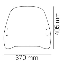 SZYBA OWIEWKA PUIG DO KYMCO LIKE 50 / 125 17-20 (URBAN) LEKKO PRZYCIEMNIONA
