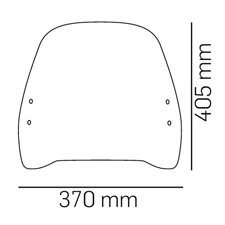 SZYBA OWIEWKA PUIG DO KYMCO LIKE 50 / 125 17-20 (URBAN) LEKKO PRZYCIEMNIONA