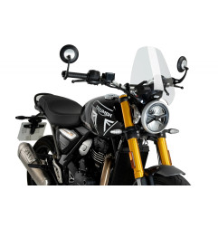 OWIEWKA PUIG DO TRIUMPH SCRAMBLER 400X / SPEED 400 24 (SPORT) PRZEZROCZYSTA