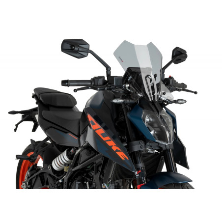 SZYBA OWIEWKA PUIG DO KTM 125/390 DUKE 24-25 ( TOURING) LEKKO PRZYCIEMNIONA