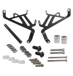 SZYBA POWER FORCE 40CM PRZYCIEMNIANA Z MOCOWANIAMI QJMOTOR SRV600V