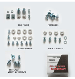 ACCEL KOMPLET ŚRUB DO PLASTIKÓW YAMAHA YZF 250 '10-'13, WR 450F '12-'14 (BKF-202)