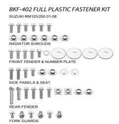 ACCEL KOMPLET ŚRUB DO PLASTIKÓW SUZUKI RM 125/250 '01-08 (BKF-402)