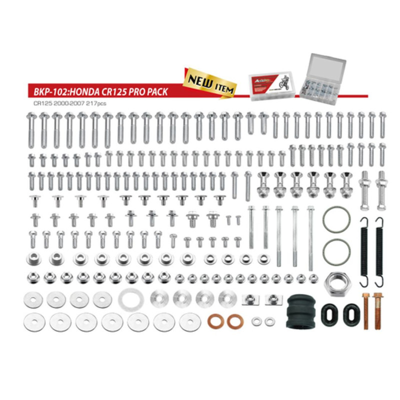 ACCEL KOMPLET ŚRUB PRO PACK FACTORY 2T (DUŻY) HONDA CR 125 '00-'07