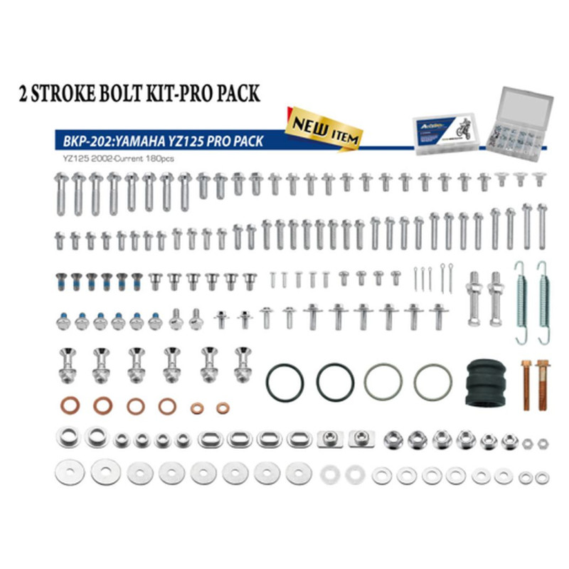 ACCEL KOMPLET ŚRUB PRO PACK FACTORY 2T (DUŻY) YAMAHA YZ 150 '02,