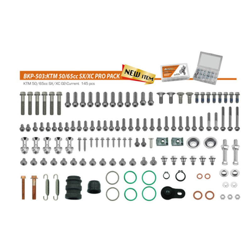 ACCEL KOMPLET ŚRUB PRO PACK FACTORY 2T (DUŻY) KTM 50/65 SX/XC '02,