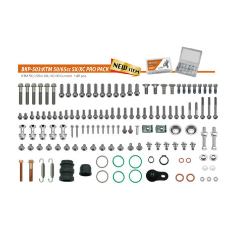 ACCEL KOMPLET ŚRUB PRO PACK FACTORY 2T (DUŻY) KTM 50/65 SX/XC '02,