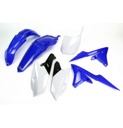 UFO KOMPLET PLASTIKÓW YAMAHA YZF 250 '14-'18, YZF 450 '14-'17 KOLOR OEM '18 (NIEBIESKI/BIAŁY/CZARNY) (YA318E999K)