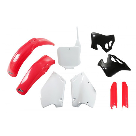 UFO komplet plastików do Honda CR 125 95-97 / CR 250 95-96 z osłonami lag, kolor OEM