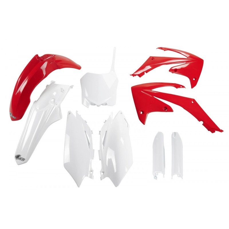 UFO Komplet plastików do Honda CRF 450R 09-10 / CRF 250R 10 z osłonami lag OEM