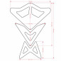 ONEDESIGN Tankpad transparentny SUN ONEDESIGN Tankpad transparentny SUN