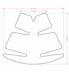 ONEDESIGN Tankpad czarny per 749-999