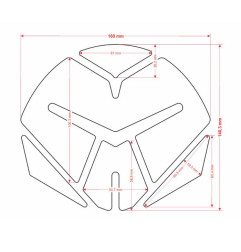 ONEDESIGN Tankpad IROBOT diavel