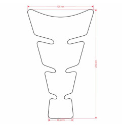 ONEDESIGN Tankpad Spirit CLOWN niebieski