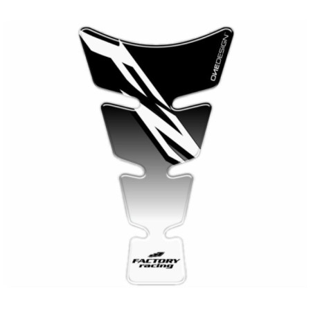 ONEDESIGN tankpad Spirit shape logo Yamaha FZ czarne on przeźroczysty