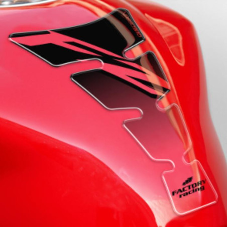 ONEDESIGN tankpad Spirit shape logo Yamaha FZ czarne on przeźroczysty