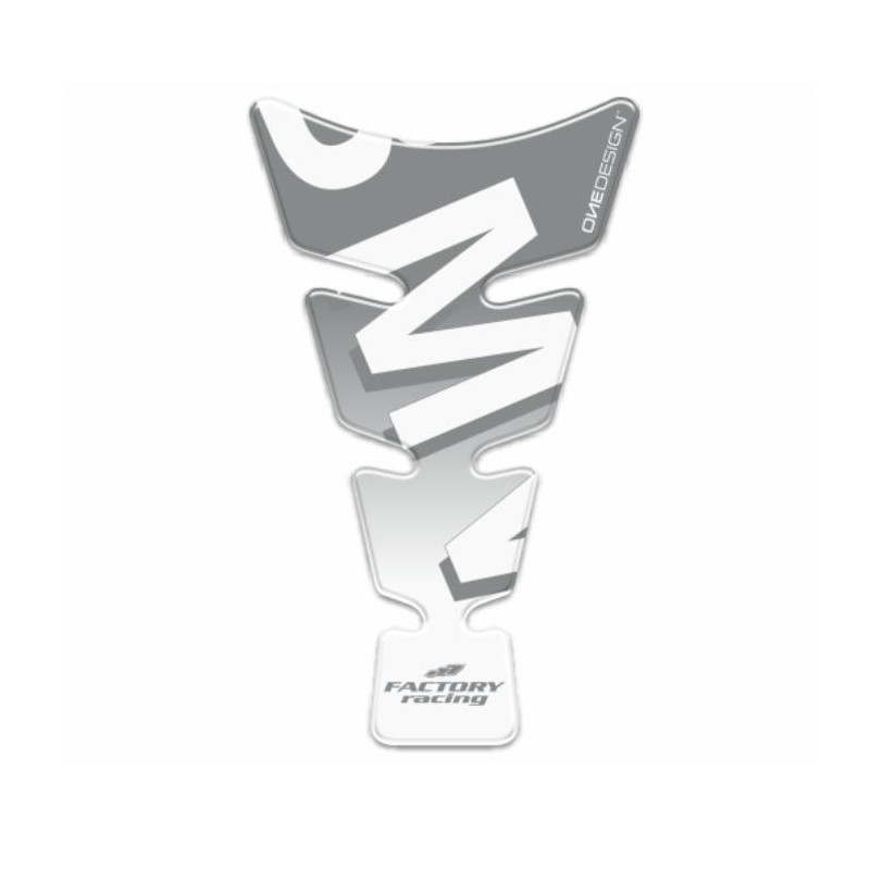 ONEDESIGN Tankpad Spirit shape logo M srebrny/transparentny