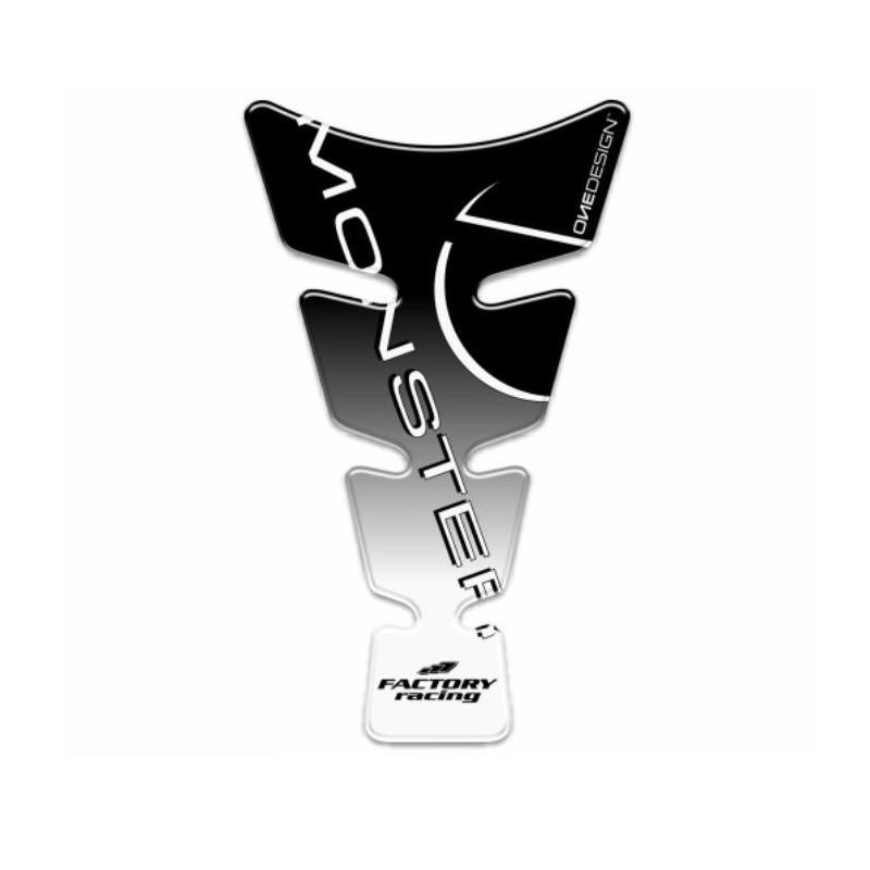ONEDESIGN Tankpad Spirit shape logo Monster czarny/transparentny