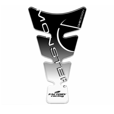 ONEDESIGN Tankpad Spirit shape logo Monster czarny/transparentny