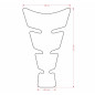 ONEDESIGN Tankpad Spirit shape logo Ninja czarny/transparentny
