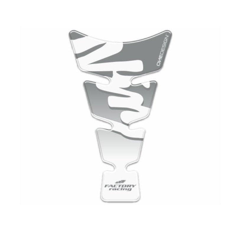 ONEDESIGN Tankpad Spirit shape logo Ninja srebrny/transparentny