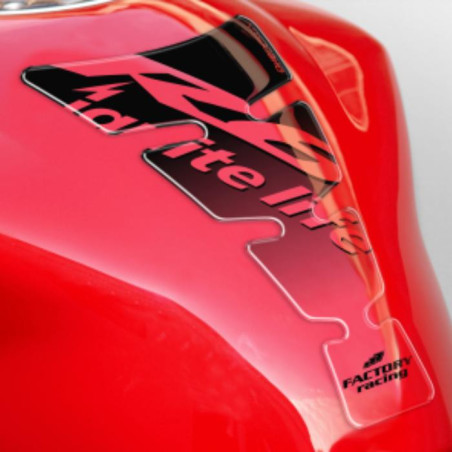 ONEDESIGN Tankpad Spirit shape logo R6 czarny/transparentny