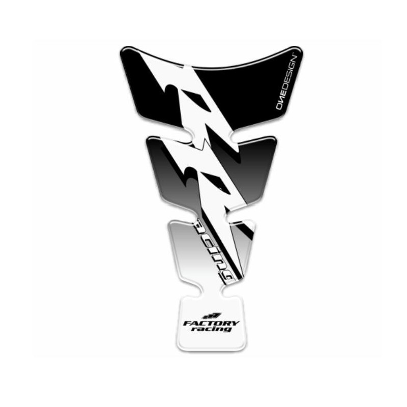 ONEDESIGN Tankpad Spirit shape logo RR czarny/transparentny
