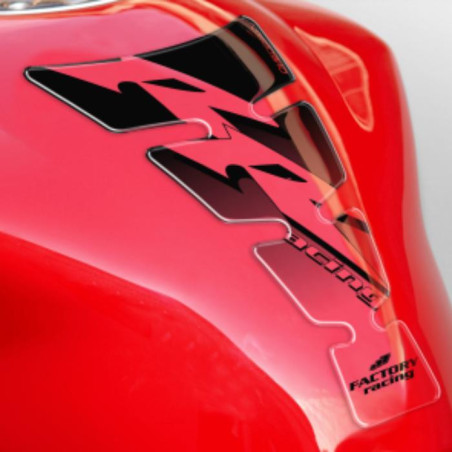 ONEDESIGN Tankpad Spirit shape logo RR czarny/transparentny