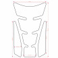 ONEDESIGN Tankpad Spirit shape Limited Edition logo K zielony