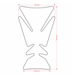 ONEDESIGN Tankpad Engineering Medium racing czerwony