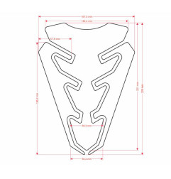 ONEDESIGN Tankpad Expression carbon