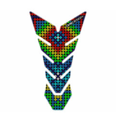 ONEDESIGN Tankpad czarny EDITION colouczerwony dots