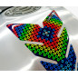 ONEDESIGN Tankpad czarny EDITION colouczerwony dots