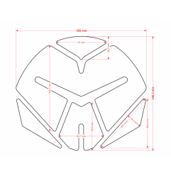 ONEDESIGN Tankpad IROBOT carbon