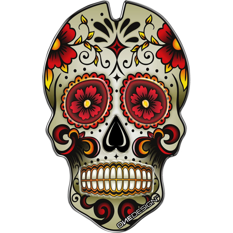 TANKPAD Onedesign SKULL, czerwony TANKPAD Onedesign SKULL, czerwony