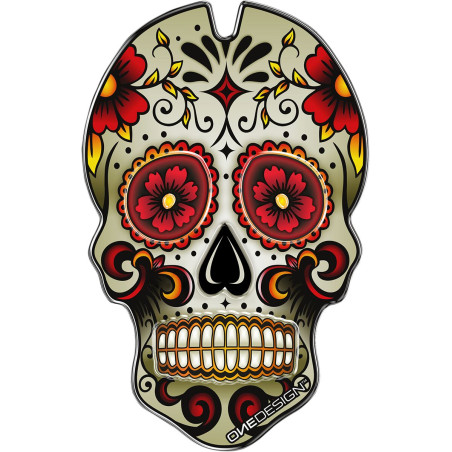 TANKPAD Onedesign SKULL, czerwony