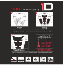 Tankpad (naklejka na bak) Onedesign uniwersalny, czarny