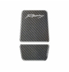 Tankpad (naklejka na bak) uniwersalny - GLOSS - DESIGN - 13, 4 CM X 7, 9 CM | 5.27" X 3.11" - RESIN/POLYURETH, szary, karbon