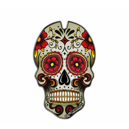 TANKPAD Onedesign SKULL, czerwony