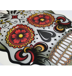 TANKPAD Onedesign SKULL, czerwony