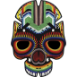 TANKPAD Onedesign COLOURED SKULL TANKPAD Onedesign COLOURED SKULL